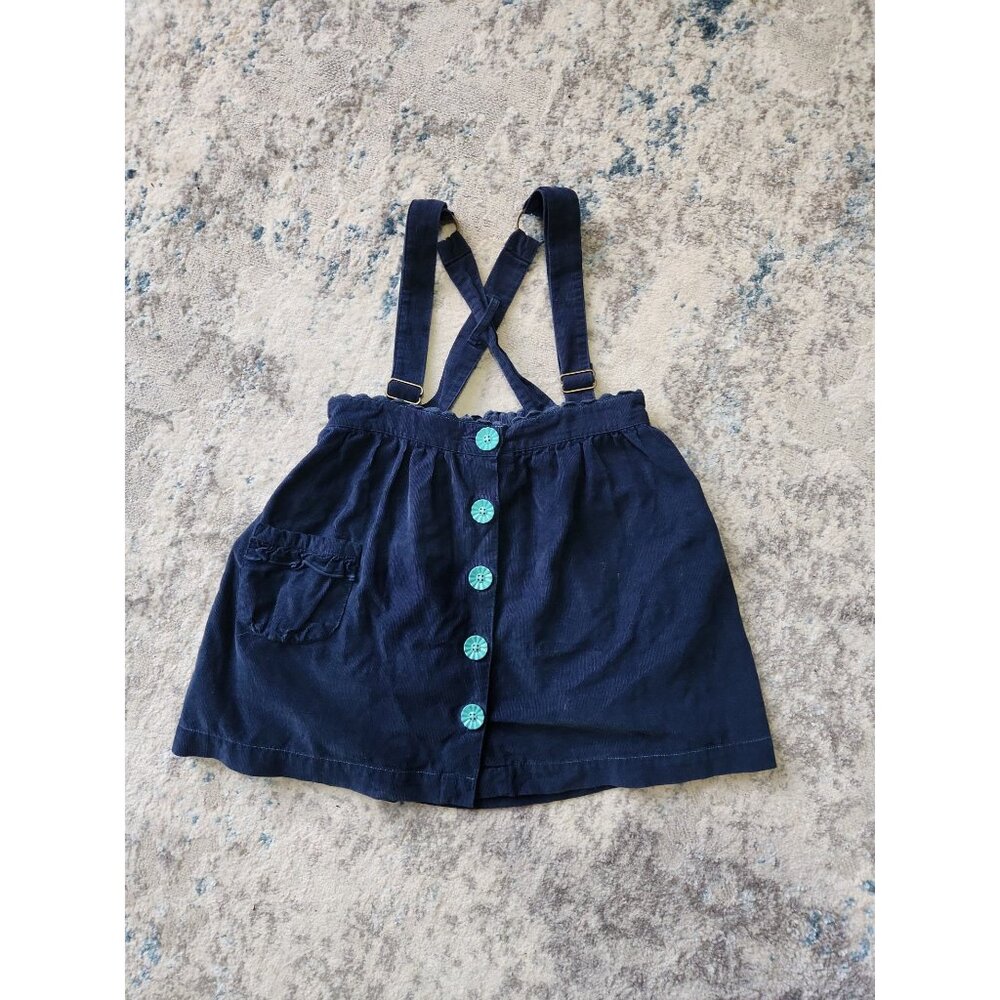 Matilda Jane Girls Size 8 Wondermint Like‎ a Melody Corduroy Navy Skirtall